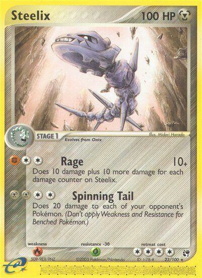 steelix pokemon card ex  Steelix-EX (Full Art) Listed cards may have imperfections. Steelix EX Sandstorm | Pokmon