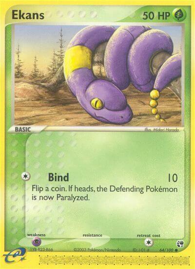 Ekans Card Front