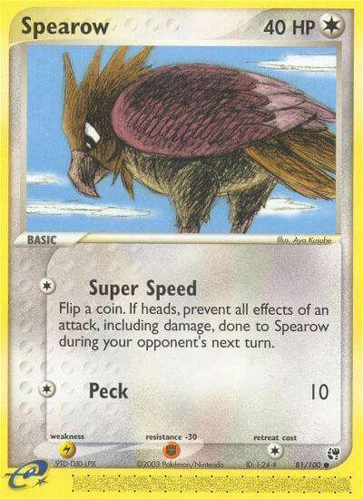 Spearow Card Front