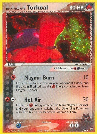 Team Magma Torkoal Card Front