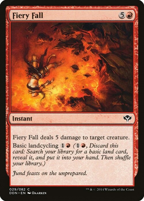 Fiery Fall Card Front