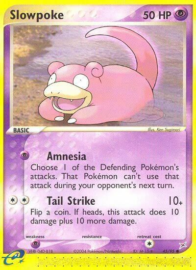 Slowpoke Card Front