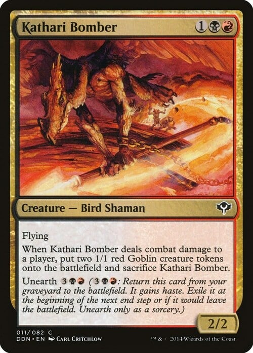 Kathari Bomber Card Front