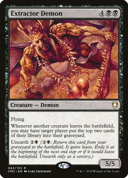 Extractor Demon Card Front