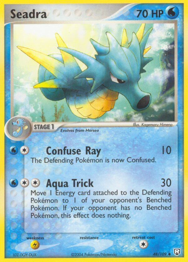 pokemon card seadra Seadra Team Rocket Returns NM, 48/109 Pokemon Card main image 0