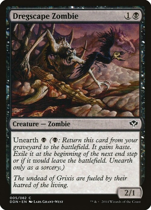 Dregscape Zombie Card Front