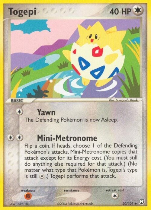 Togepi Card Front
