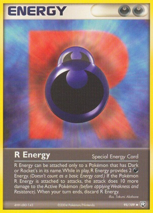 R Energy Card Front