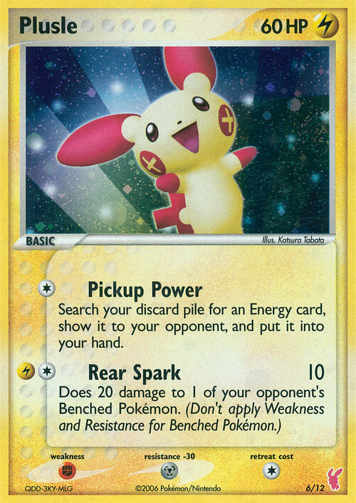 Plusle Card Front