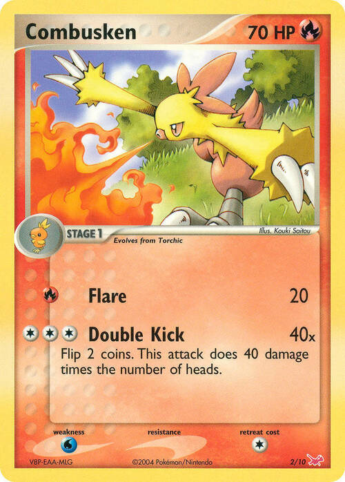 Combusken [Flare | Double Kick] Card Front
