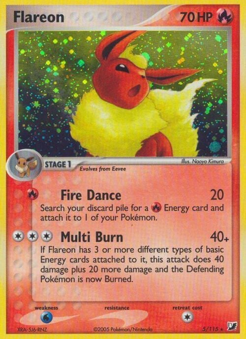 Flareon Card Front