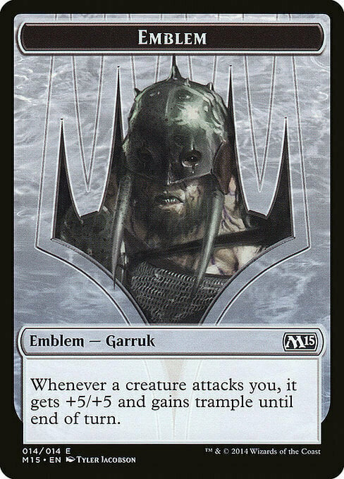 Garruk, Apex Predator Emblem Card Front