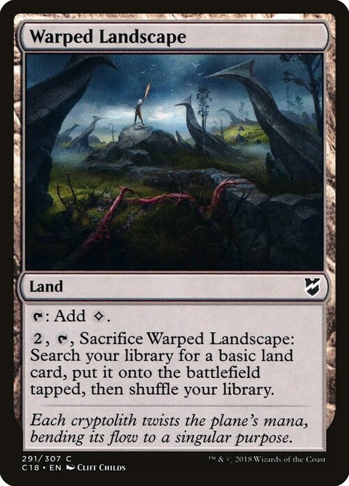 Warped Landscape Card Front
