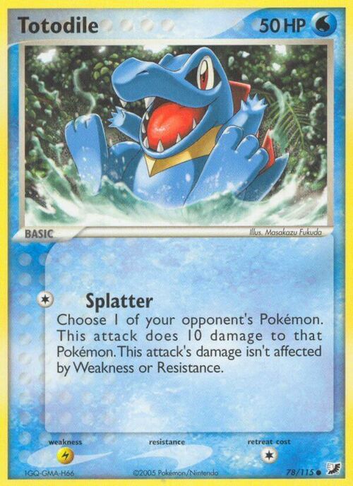 Totodile Card Front