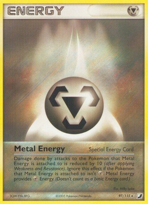 Metal Energy Card Front
