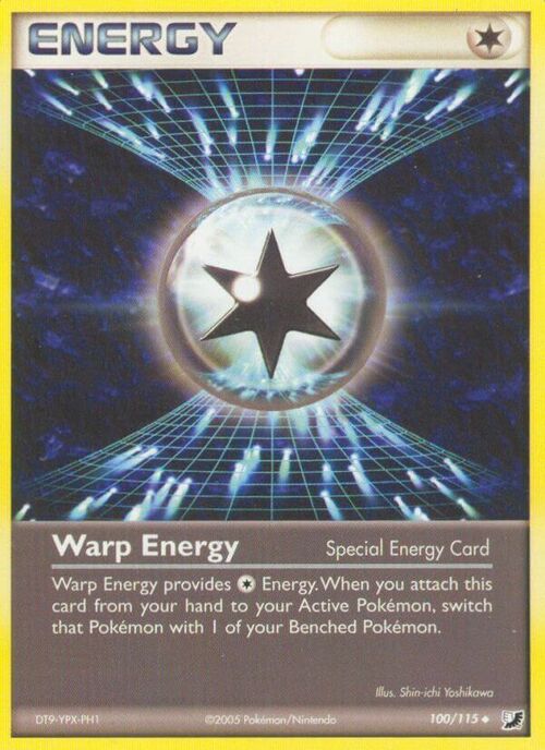 Warp Energy Card Front