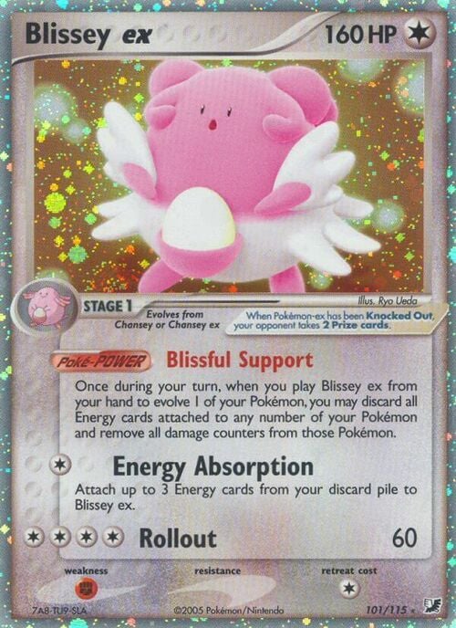 Blissey ex Card Front