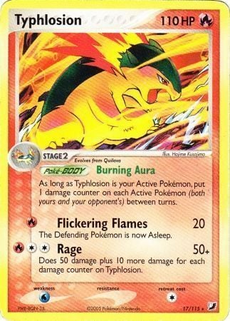 Typhlosion Card Front