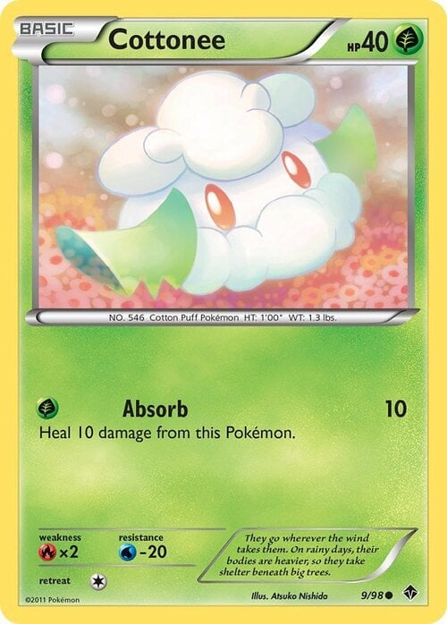 Cottonee [Absorb] Card Front
