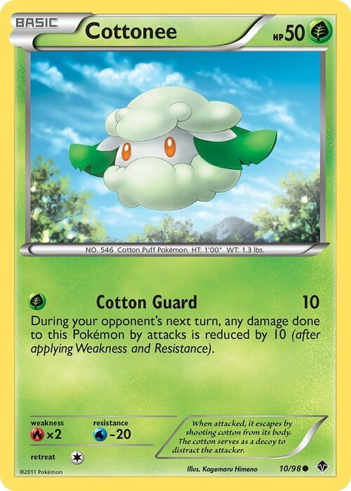 Cottonee Card Front