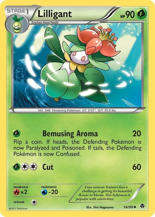 Lilligant Card Front