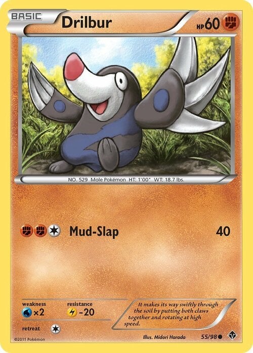 Drilbur [Mud-Slap] Card Front