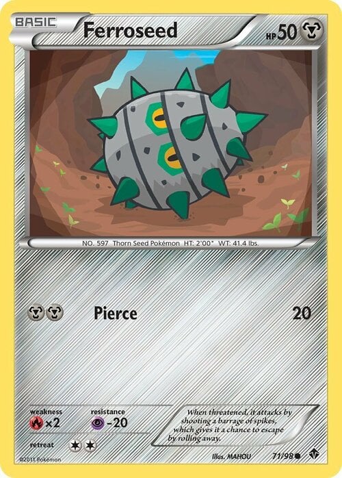 Ferroseed [Pierce] Card Front