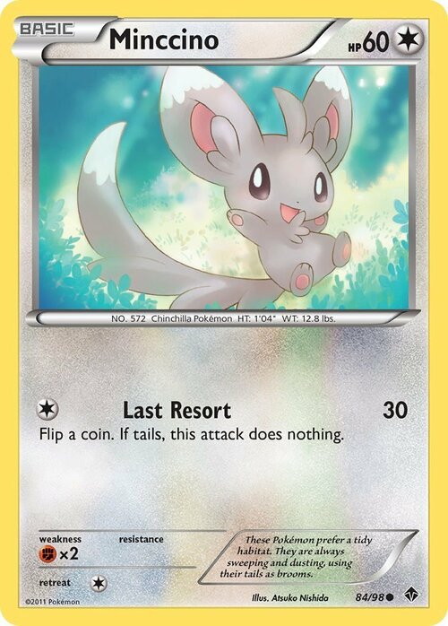 Minccino Card Front