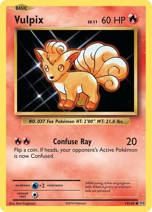Vulpix [Confuse Ray] Frente