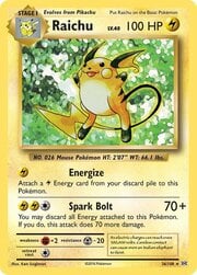 Raichu [Energize | Spark Bolt]