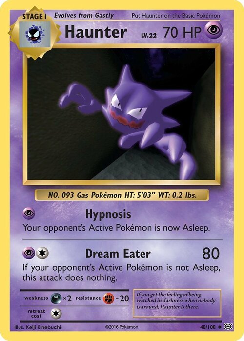 Haunter [Hypnosis | Dream Eater] Card Front