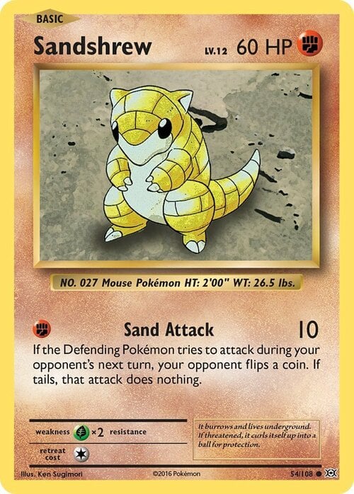 Sandshrew [Sand-attack] Card Front