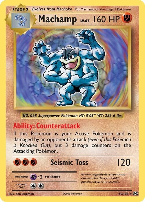 Machamp Card Front