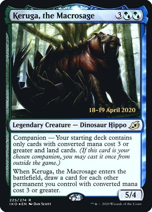 Keruga, the Macrosage Card Front
