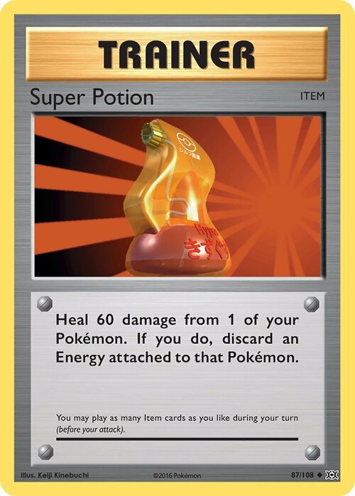 Super Potion Card Front