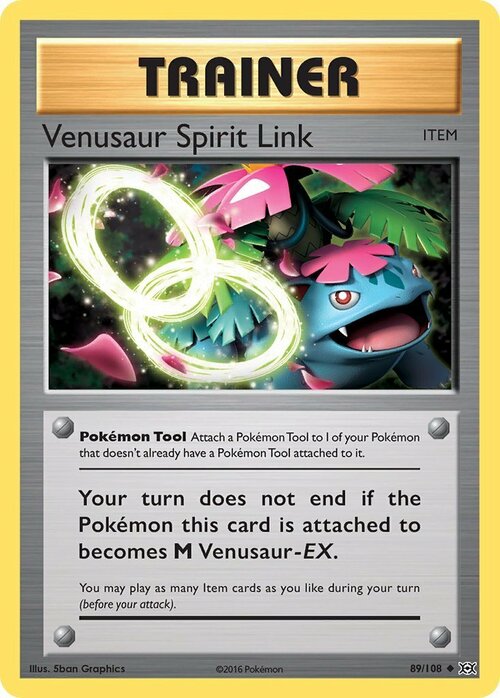 Venusaur Spirit Link Card Front