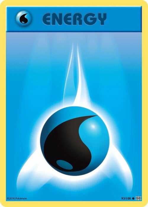 Water Energy Card Front