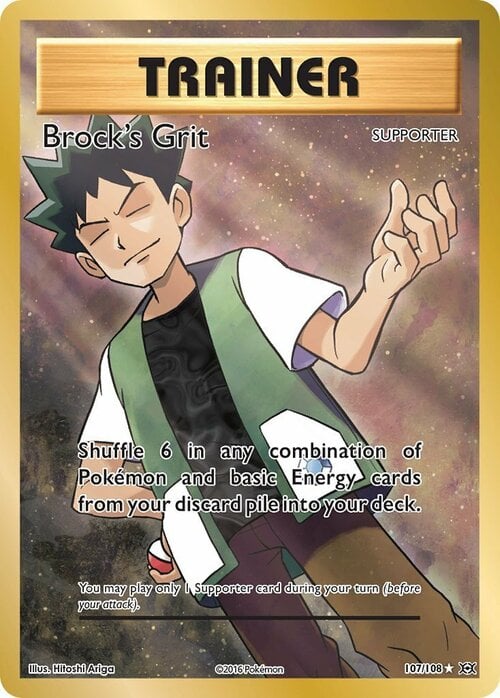 Tenacia di Brock Card Front