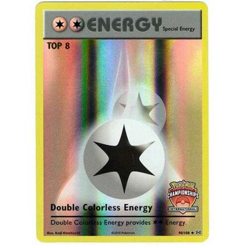 Double Colorless Energy Card Front