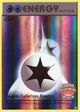 Double Colorless Energy Card Front