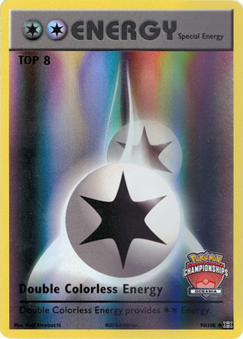 Double Colorless Energy Card Front