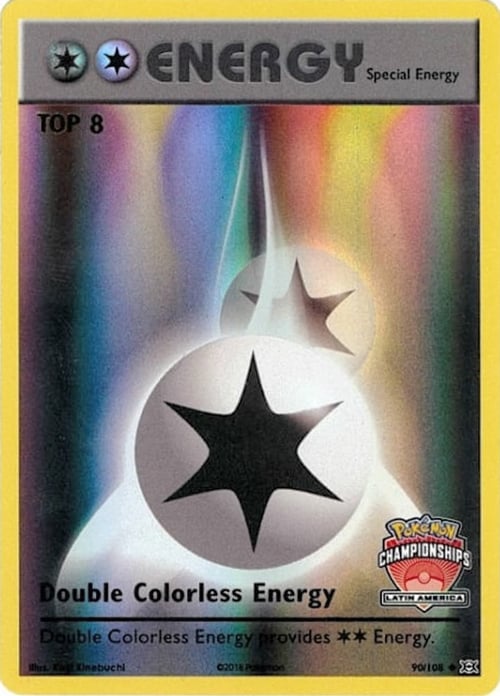 Double Colorless Energy Card Front