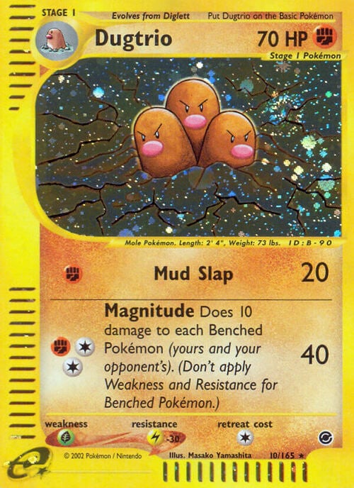 Dugtrio Card Front
