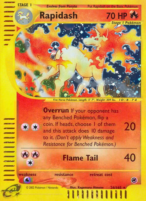 Rapidash Card Front