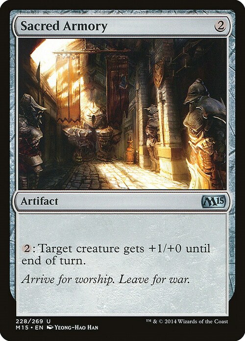 Sacred Armory Card Front