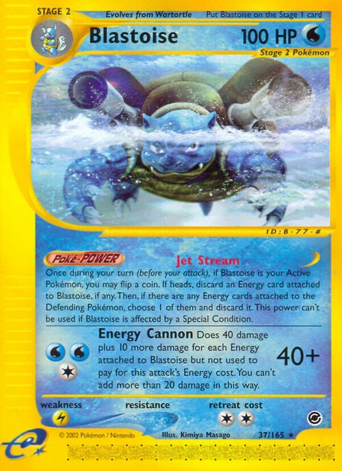 Blastoise Card Front
