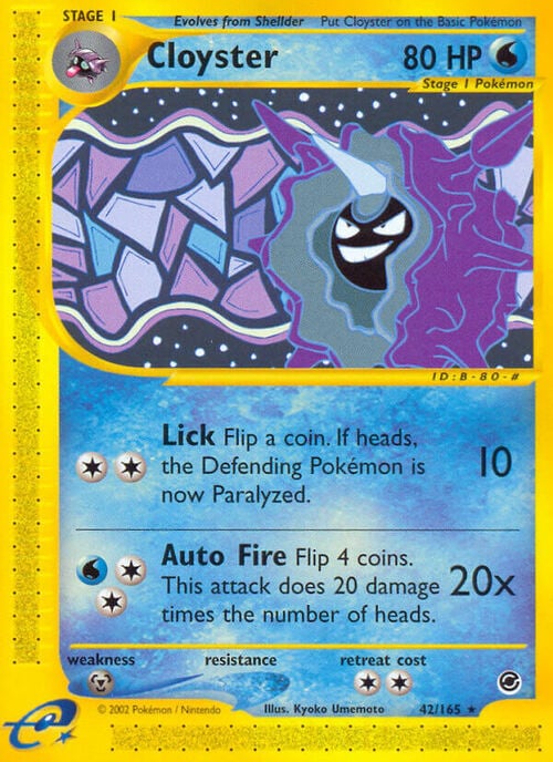 Cloyster Card Front