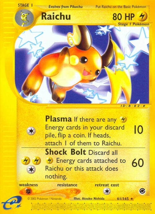 Raichu [Plasma | Shock Bolt] Card Front