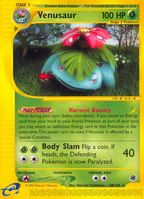 Venusaur Card Front