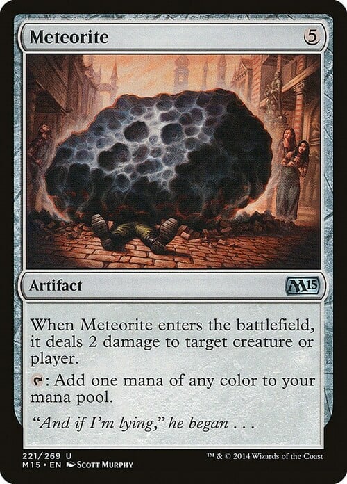 Meteorite Card Front